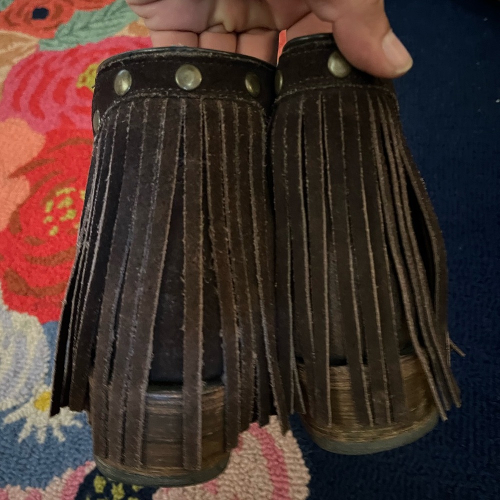 Corral Fringe Ankle Boots - Picture 5 of 7